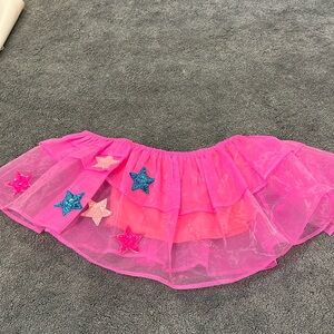 Sheer pink off the shoulder top size small